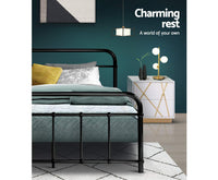 KIng Size Metal Bed Frame - JVEES