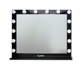 Make Up Mirror Frame with LED Lights 65x80cm Black - JVEES