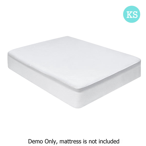 Waterproof Bamboo Mattress Protector - King Single