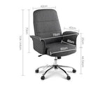 Modern Office Fabric Desk Chair Grey - JVEES
