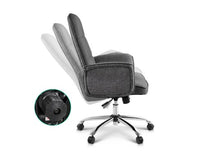Modern Office Fabric Desk Chair Grey - JVEES