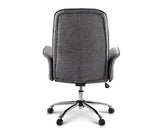 Modern Office Fabric Desk Chair Grey - JVEES