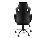 Racing Style PU Leather Office Chair - Black - JVEES