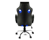 Racing Style PU Leather Office Chair Blue - JVEES