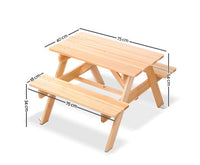 Kids Outdoor Table Set - Timber