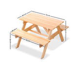 Kids Outdoor Table Set - Timber