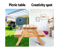 Kids Outdoor Table Set - Timber