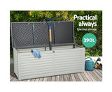 390L Outdoor Storage Box Bench Seat - JVEES