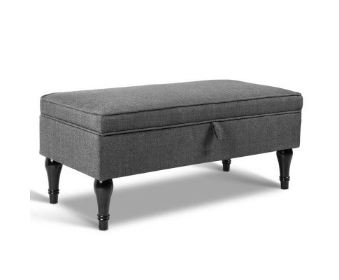 Multi-Functional Storage Ottoman Grey - JVEES