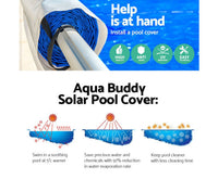 11x6.2m Solar Swimming Pool Cover Roller - JVEES