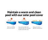 6.5M X 3M Solar Swimming Pool Cover - Blue - JVEES