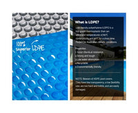 6.5M X 3M Solar Swimming Pool Cover - Blue - JVEES