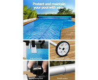 Swimming Pool Cover Roller Reel Adjustable - 1.05 - 4.05m - JVEES