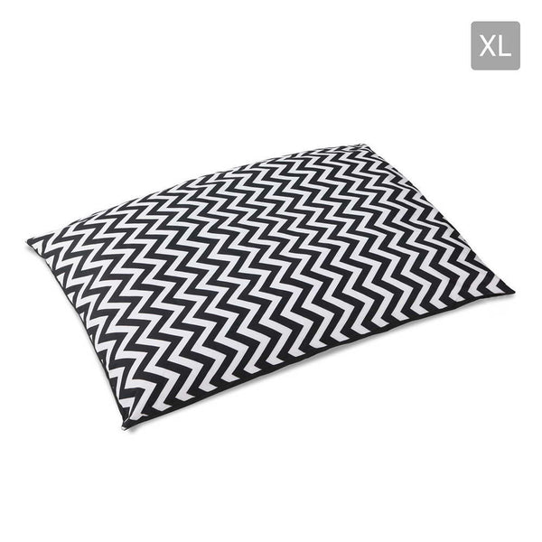 Washable Wavy Stripe Heavy Duty Pet Bed - XLarge