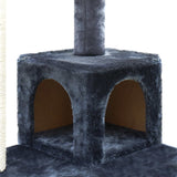 Cat Scratching Post  Tree House Condo 134cm Grey - JVEES