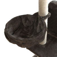 Cat Scratching Poles Post Furniture Tree 100cm Dark Grey - JVEES