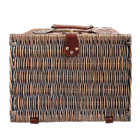 4 Person Picnic Basket Set w/ Blanket - JVEES