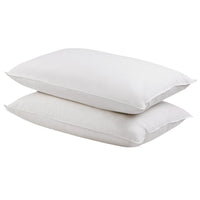 2 Pcs Duck Feathers Down Pillow w/ Bag - JVEES