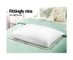 King Size 4 Pack Bed Pillow Medium*2 Firm*2 Microfibre Fiiling - JVEES