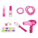 Kids Play Set Make Up Dresser 30 Piece - Pink - JVEES