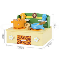 Wooden Safari Theme Portable Mini Stove Top - JVEES