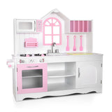 Wooden Kitchen Playset - White