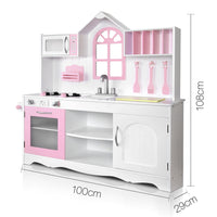 Wooden Kitchen Playset - White - JVEES