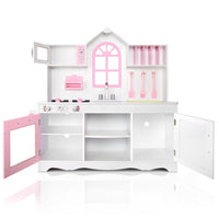 Wooden Kitchen Playset - White - JVEES