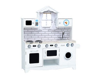 Kids Wooden Kitchen Play Set - White - JVEES