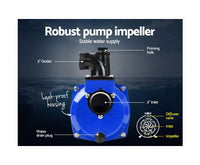 8HP 3" Petrol Water Pump Garden Irrigation Transfer Blue - JVEES