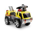 Fire Truck Electric Toy Car - Yellow - JVEES