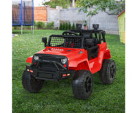 Ride On Car Electric 12V Car Toys Jeep - Red - JVEES