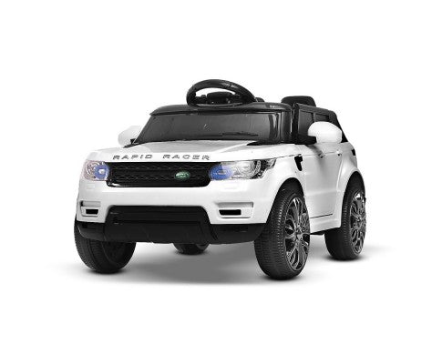 Kids Ride On Car - White - Range Rover - JVEES
