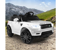 Kids Ride On Car - White - Range Rover - JVEES