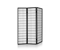 3 Panel Room Divider - Black - JVEES