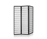 3 Panel Room Divider - Black - JVEES