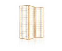 3 Panel Room Divider - Natural - JVEES