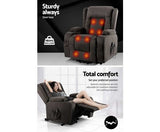 Electric Lift Recliner Chair - Grey - JVEES