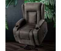 Electric Lift Recliner Chair - Grey - JVEES