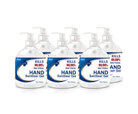 Hand Sanitiser 3L 500ml x 6 72% Alcohol Sanitizer Gel - JVEES