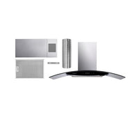 Commercial Rangehood Range Hood Stainless Kitchen Canopy 900mm - JVEES