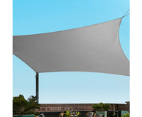 3M x 5M 280GSM Shade Sail - Grey - JVEES