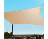 Heavy Duty Shade Sail Sun Canopy 3x4m - 3m x 4m - JVEES