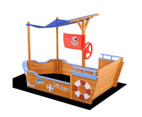 Boat-shaped Sand Pit With Canopy - JVEES