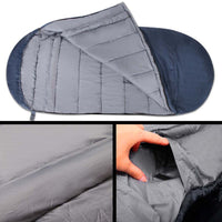 Wesshiorn Pebble-shaped Extra Large Sleeping Bag Navy - JVEES