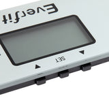 Electronic Digital Body Fat & Hydration Bathroom Glass Scale White - JVEES