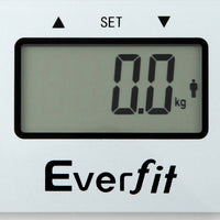 Electronic Digital Body Fat & Hydration Bathroom Glass Scale White - JVEES