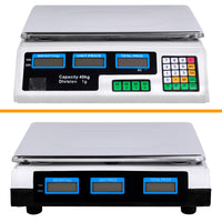 Kitchen Electronic Digital Scales 40kg  White - JVEES