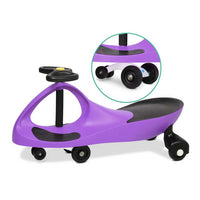 Pedal Free Swing Car 79cm - Purple - JVEES