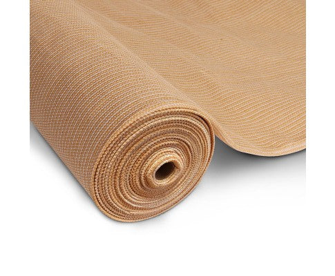 30m x 1.83m Shade Cloth Roll - Sandstone 50% - JVEES
